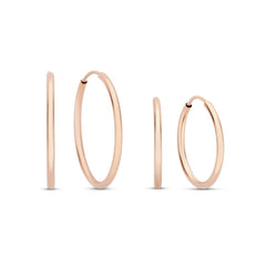 Isabel Bernard Cadeau d'Isabel 14 Carat Rosegold Earrings Set IB90077