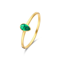 Isabel Bernard Baguette Olivia 14 Karaat Gouden Ring IB330086-48