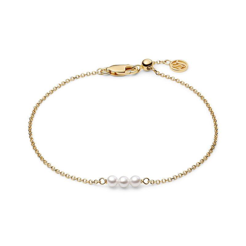 Sif Jakobs Gold Plated Perla Cinque Bracelet SJ-B2735-P-YG-zoom-