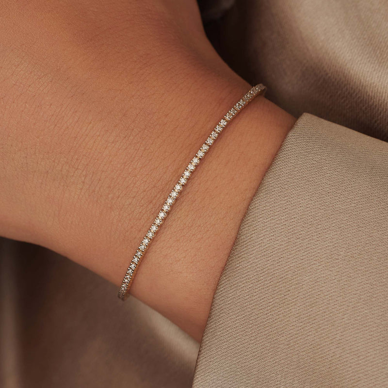 Isabel Bernard De la Paix Madeline 14 Karat | Gold Tennis Armband | Diamant 1.08 Karat | IBD320005-zoom-