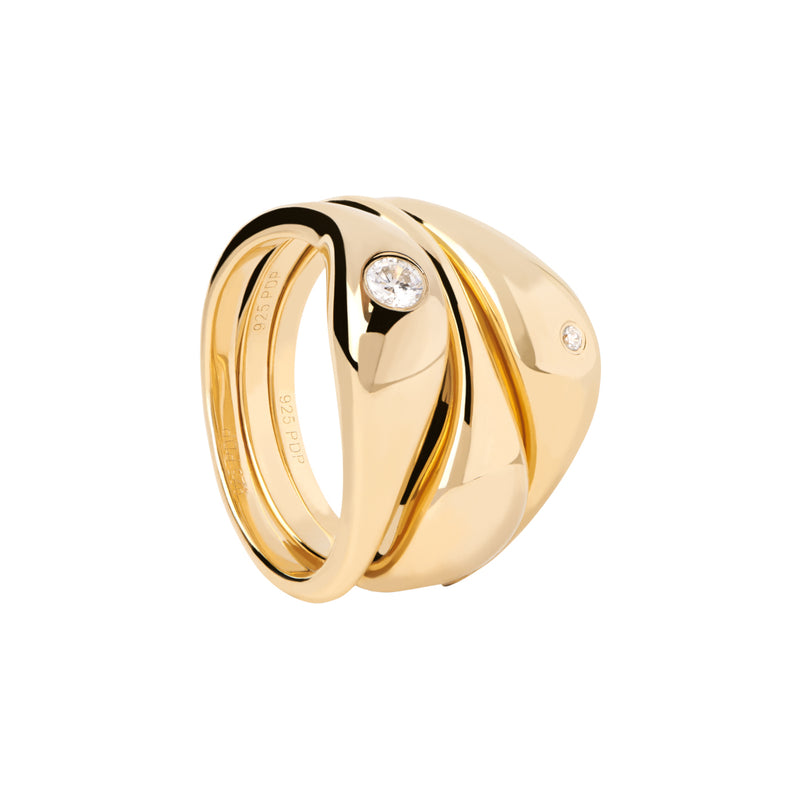 P D Paola The New Essentials damen Ring 750 Vergoldung AN01-994-10-zoom-