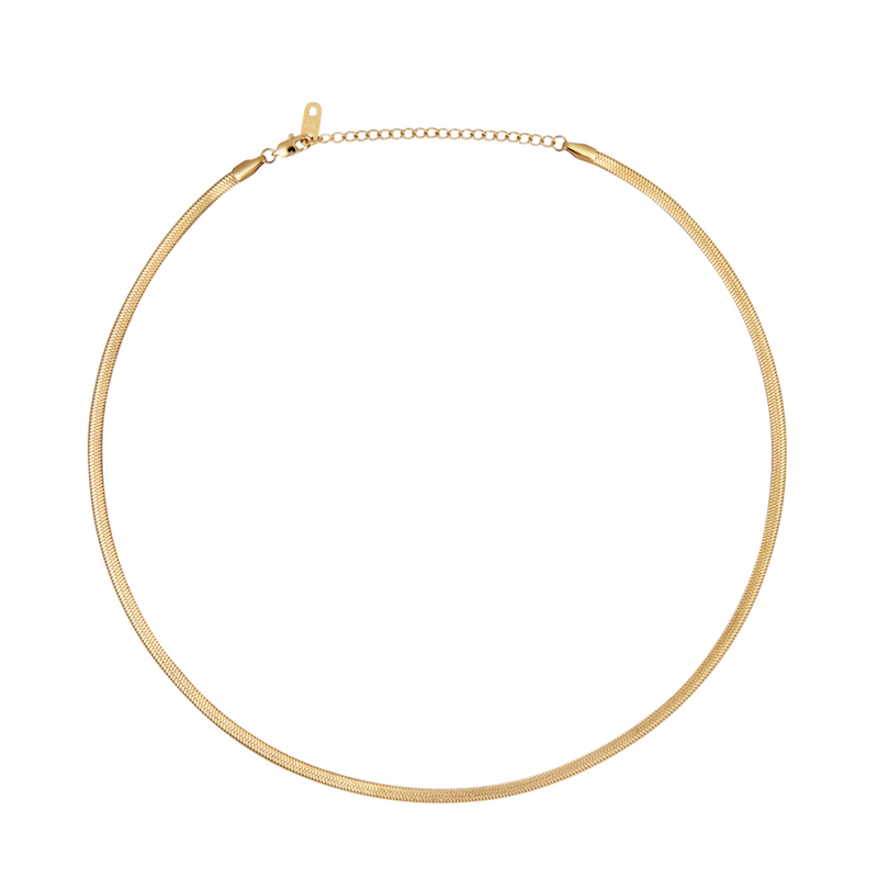 Mockberg Thin Snake Necklace MO577-zoom-