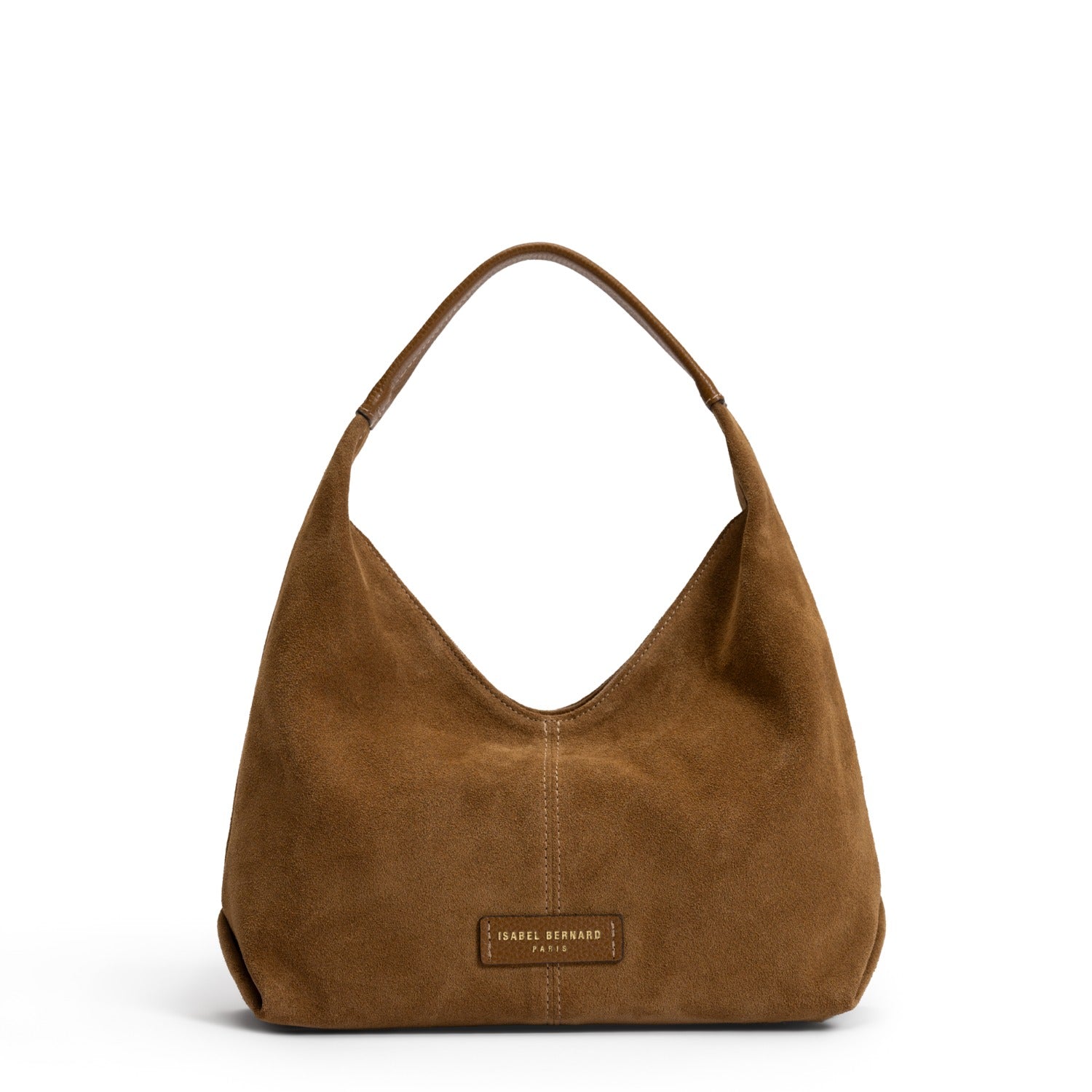 Isabel Bernard Honoré Grace mini brown suede handbag IB21132-130