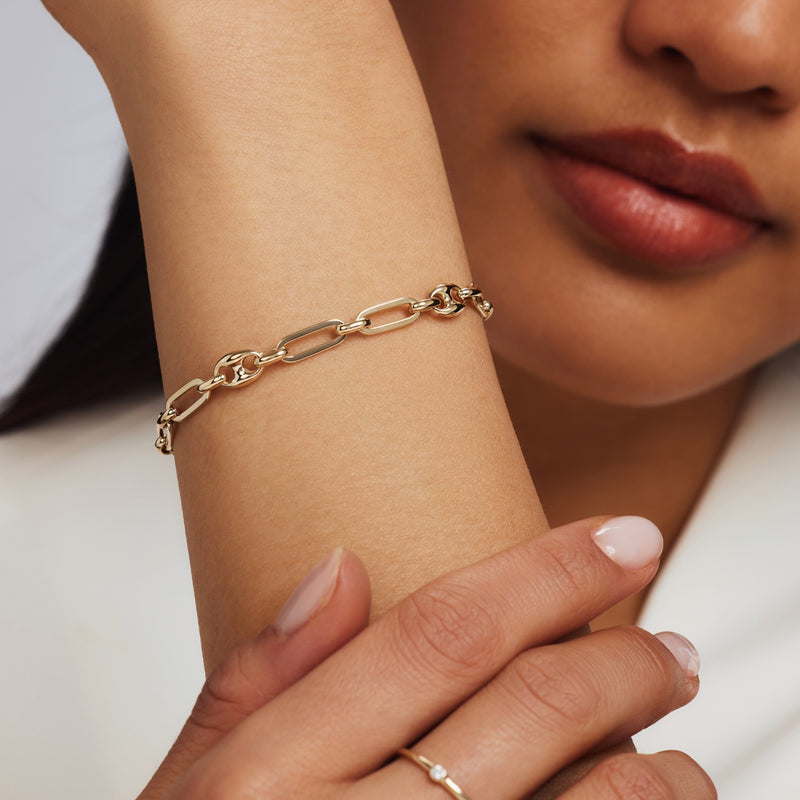 Isabel Bernard Aidee Demie 14 Karat | Gold Kettenarmband IB320095-zoom-