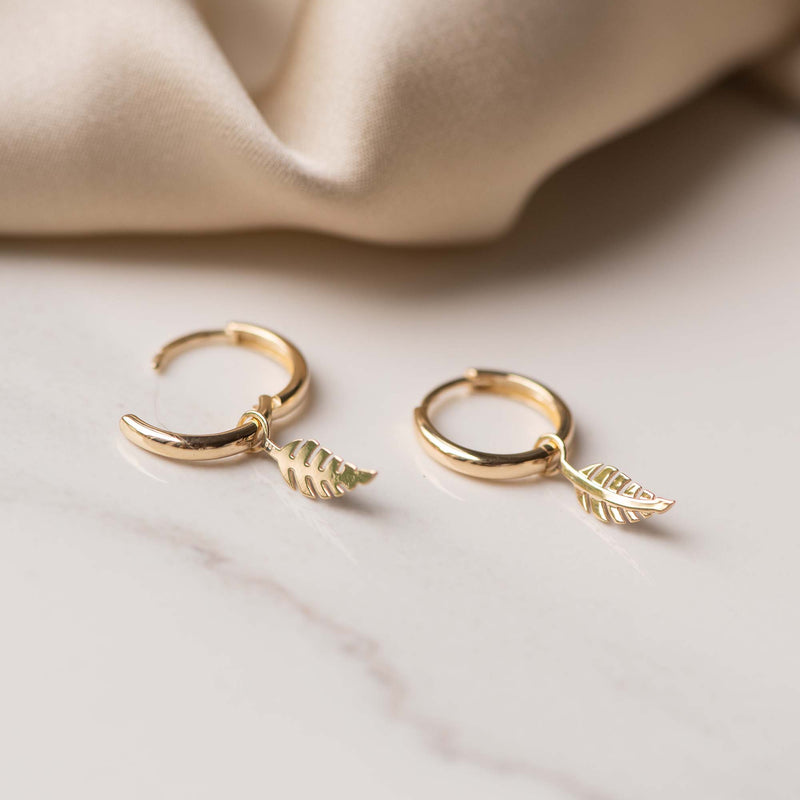 Isabel Bernard Monceau Giselle 14 Karat | Gold Reif-Ohrringe IB360153-zoom-
