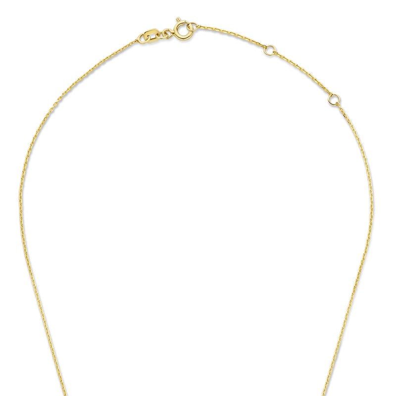 Isabel Bernard De La Paix Inaya 14 Karat | Gold Halskette | Diamant 0.01 Karat | IBD350021-zoom-