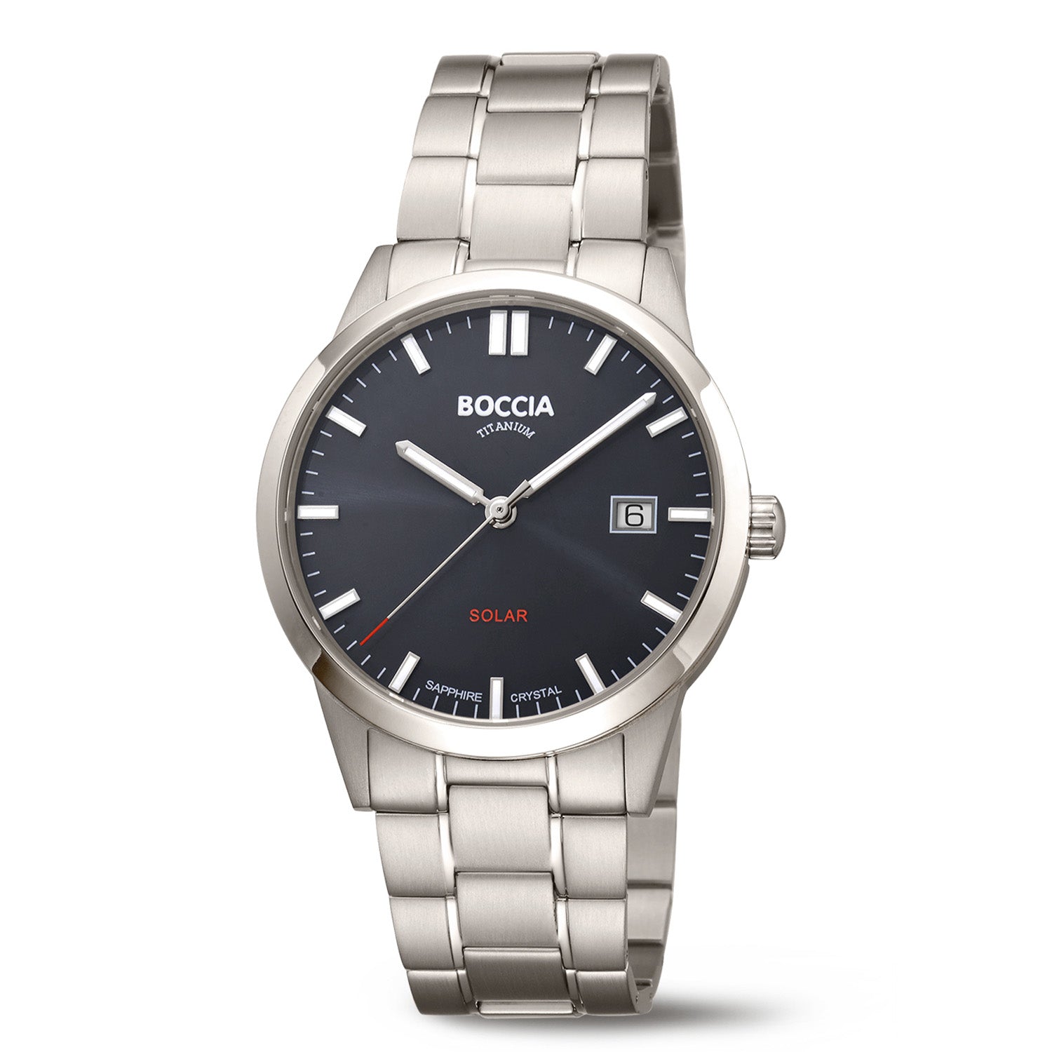 Boccia Titanium Blauw Heren Horloge 2002-3673-02