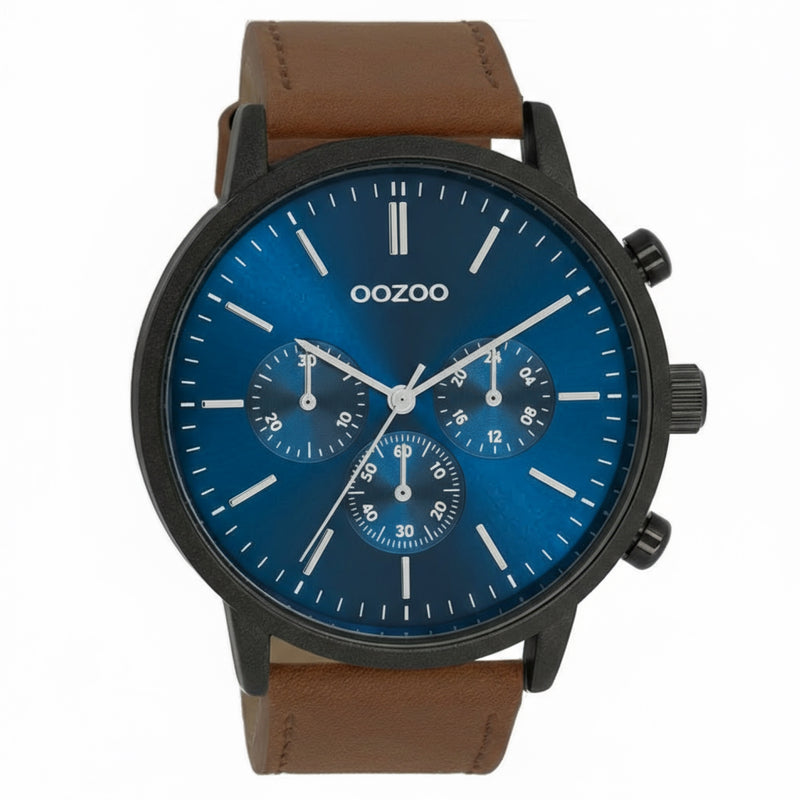 OOZOO Timepieces herren Uhr Braun C11202-zoom-