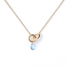P D Paola Color 18 karat gold plated Necklace CO01-842-U