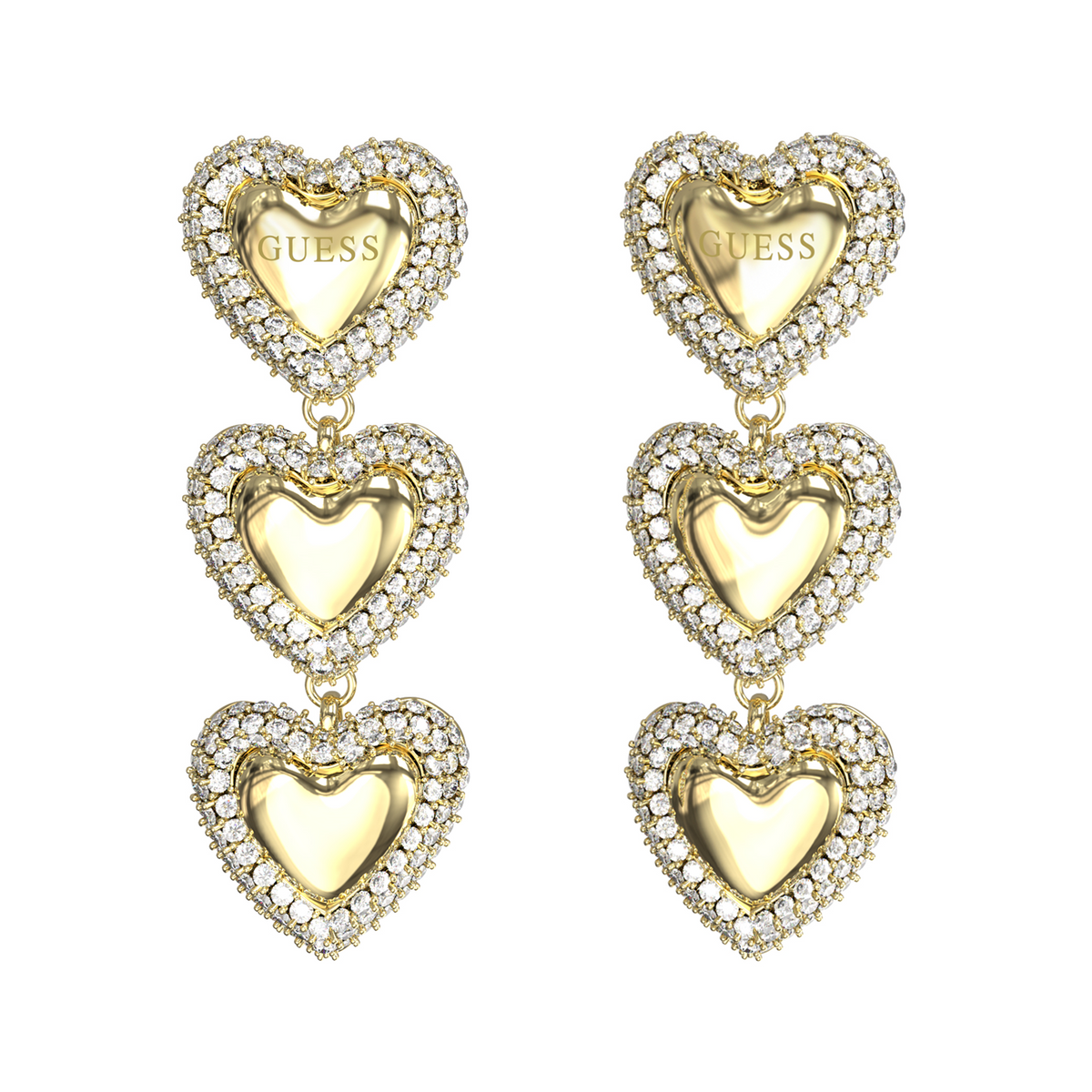 Guess Beloved Gold-coloured Earrings JUBE06011JWYGT-U