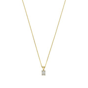 Isabel Bernard De la Paix Maxime 14 Karat | Gold Halskette | Diamant 0.11 Karat | IBD350017