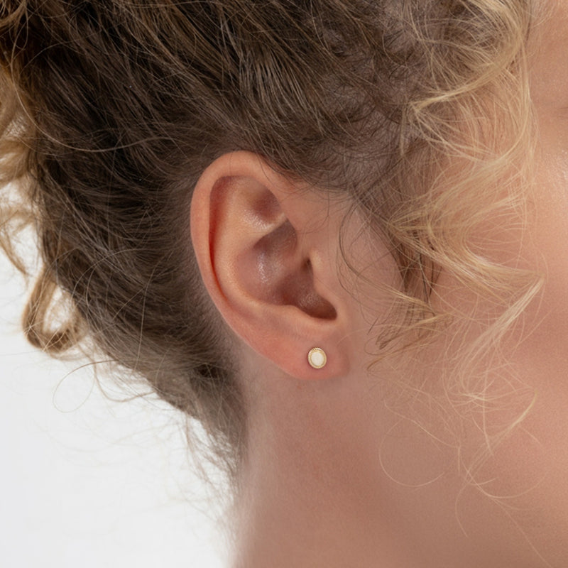 Isabel Bernard Le Marais Adeline 14 Karat Gold Ohrstecker IB360288-zoom-