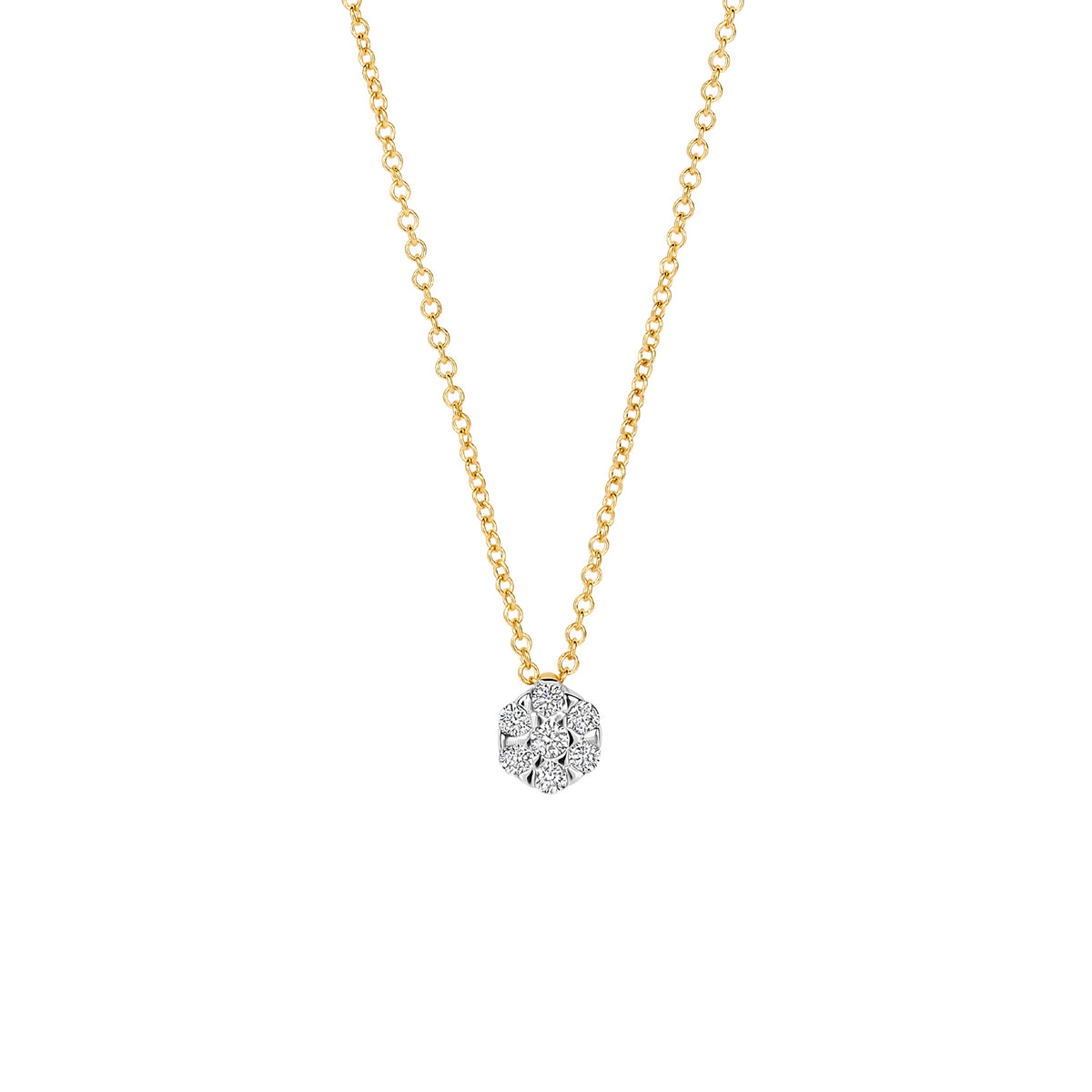 Blush Natural Diamonds 14 karat gold Necklace 3616BDI