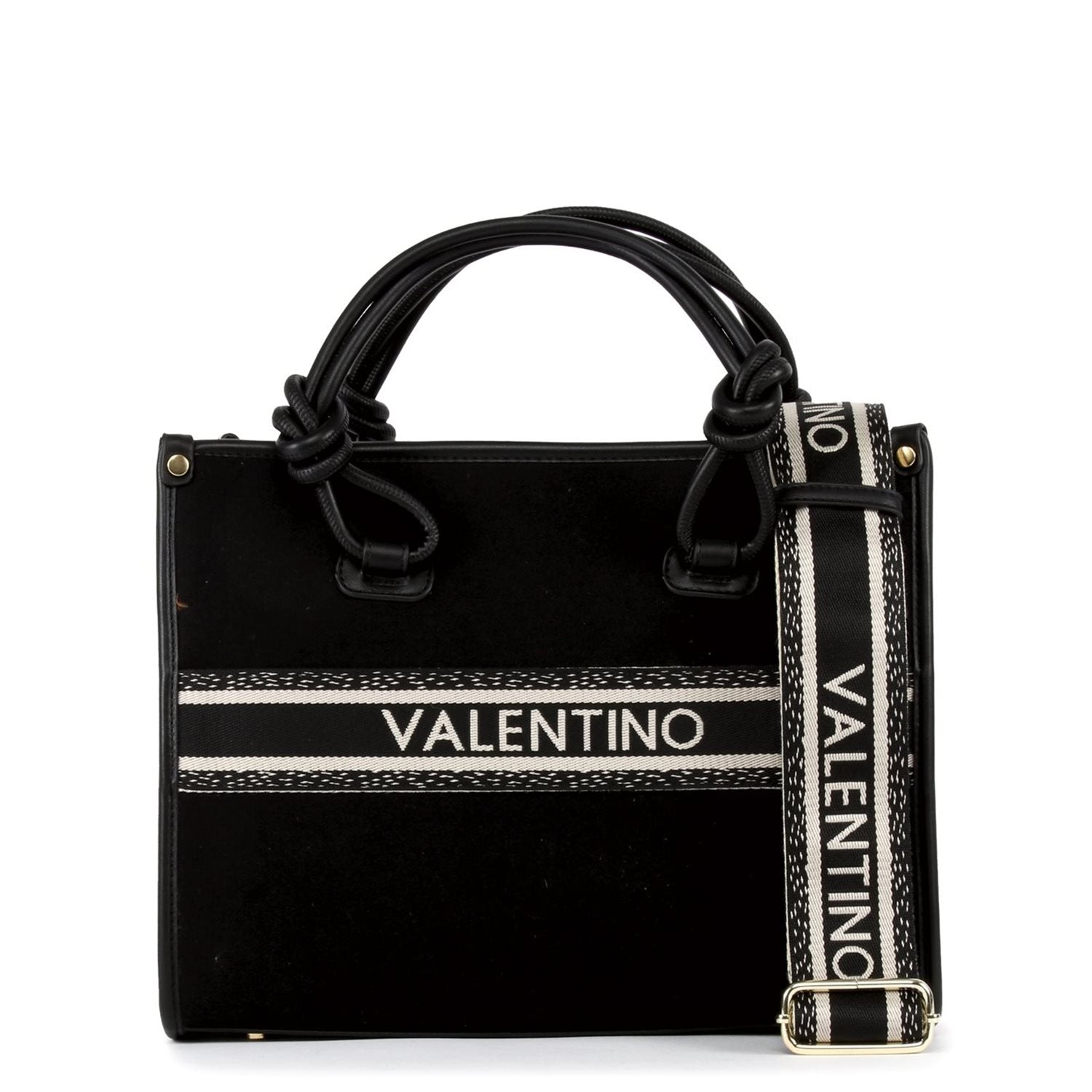 Valentino Bags Winter Aella Black Shopper VBSABG04001