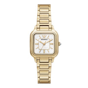 Emporio Armani Square White Dial Watch AR11744