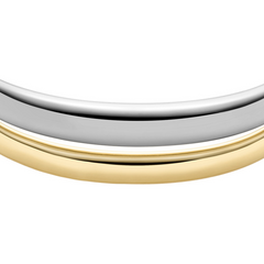 Fossil Ellis Silver and Gold Stainless Steel Bracelet JF04874998