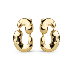 ENAMEL Copenhagen Recycled 925 Sterling Silver Gold Plated Earrings E445G