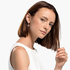 Swarovski Sparkling Rose gold Ear Stud 5516477