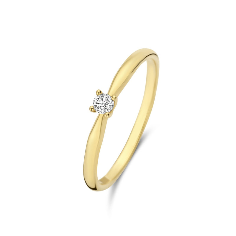 Isabel Bernard De la Paix Celesse 14 Karat | Gold Ring | Diamant 0.07 Karat | IBD330002-54-zoom-
