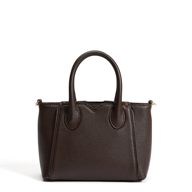 Isabel Bernard Honoré Cloe Mini Braun Kalbsleder Handtasche IB21124-031-zoom-