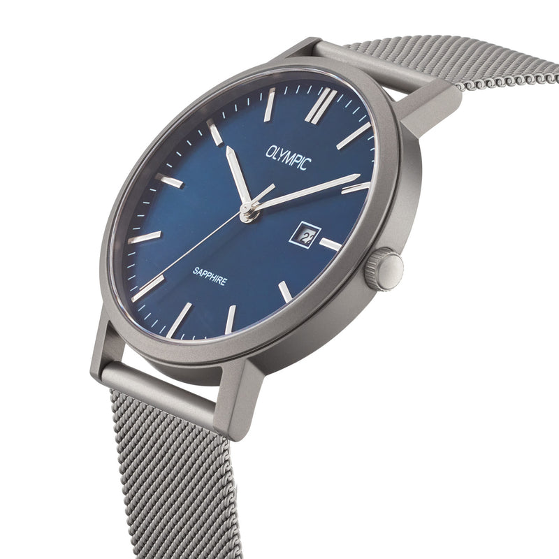 Olympic Titanium Grey Men's Watch OL26HTS001-zoom-