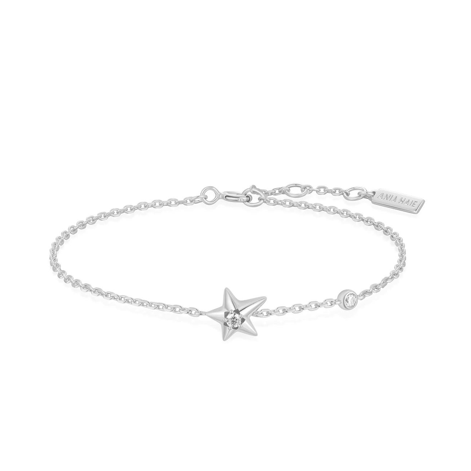 Ania Haie Melodic Poet Silver Sparkling Star Bracelet S AH-B066-04H