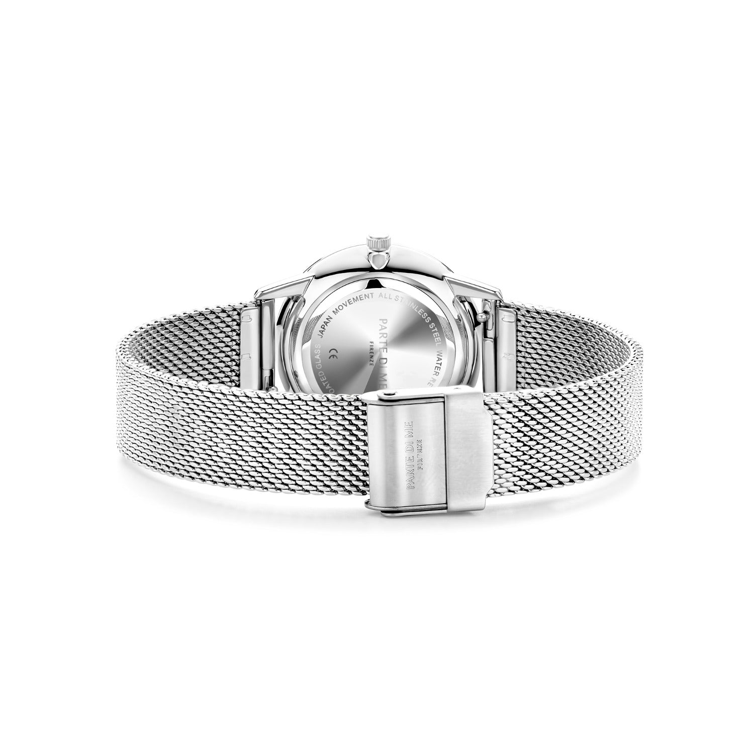 Parte Di Me Orologio round ladies watch silver coloured and black PDM09056