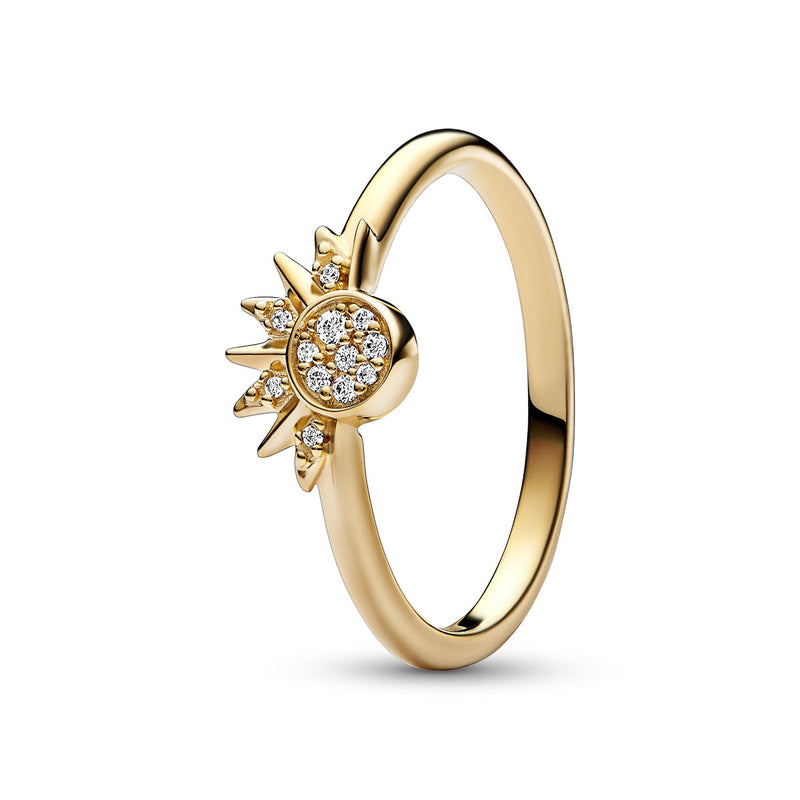 Pandora Moments damen Ring 585 Vergoldung 162674C01-58-zoom-