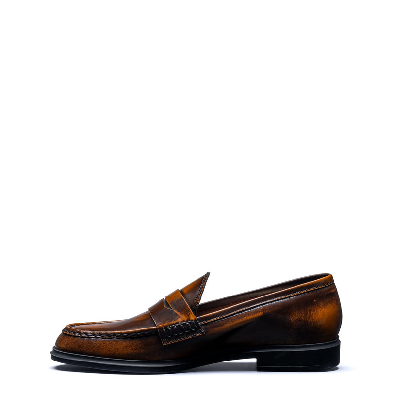 Isabel Bernard Vendôme Blandine cognacfarbene Spazzolato-Leder Loafer IB51015-636-35-zoom-