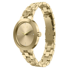 Armani Exchange Round Gold Watch with Gold Bracelet AX7177SET