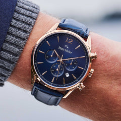 Mats Meier Grand Cornier Blue Chrono Watch MM00131