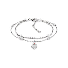 Tommy Hilfiger Stainless Steel Silver Women's Chain Bracelet TJ2781011