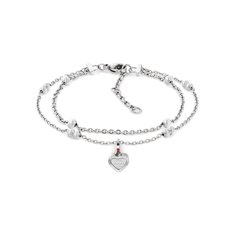 Tommy Hilfiger Edelstahl Silberfarbenes Damen Gliederarmband TJ2781011-zoom-