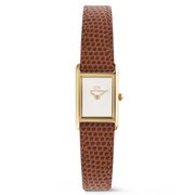 Daniel Wellington Bound Mini Hellbraun Lizard Damen Uhr DW00100905