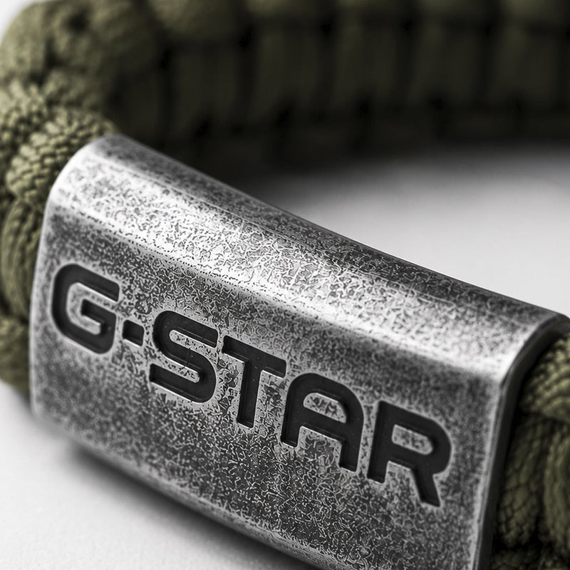 G-STAR OpsCord Schwarzes Nylonarmband GSJ.107.01-zoom-