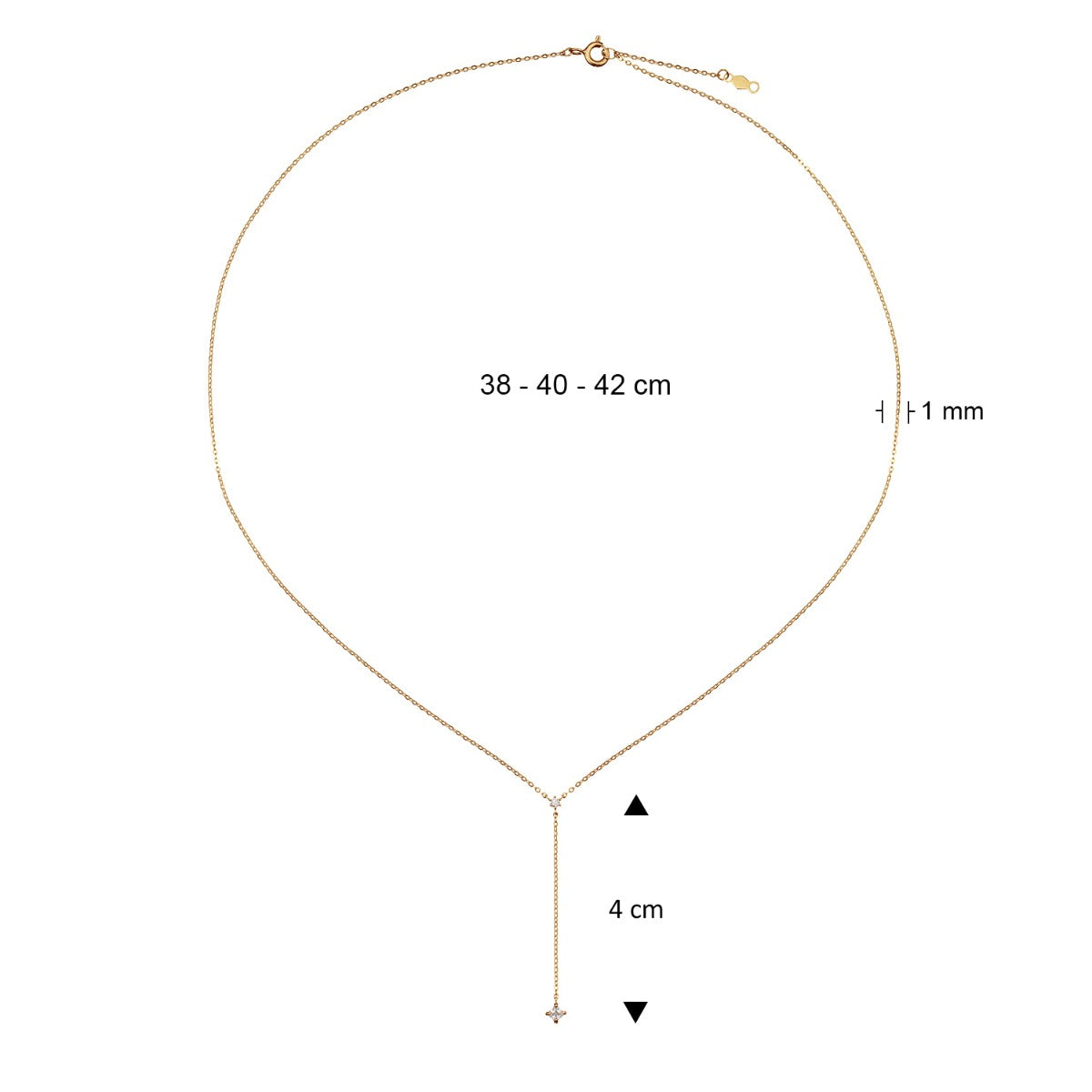 Jackie Gold 14 karat gold Necklace JKN24.448