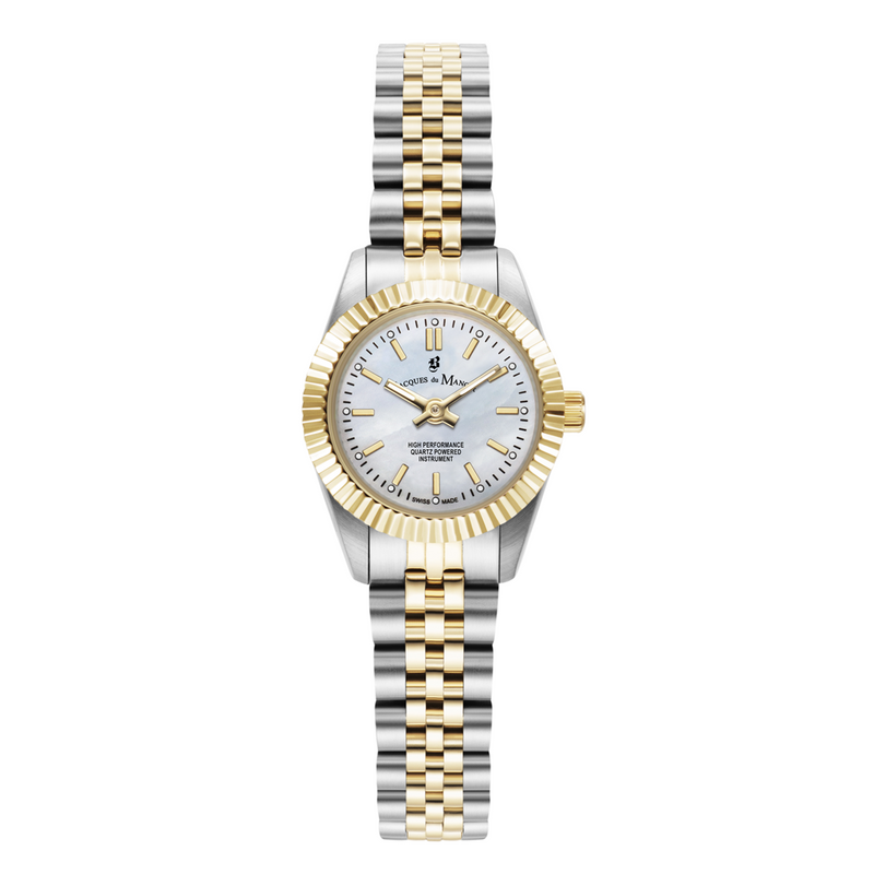 Jacques Du Manoir Inspiration 22mm White MOP Women's Watch JWL05102-zoom-