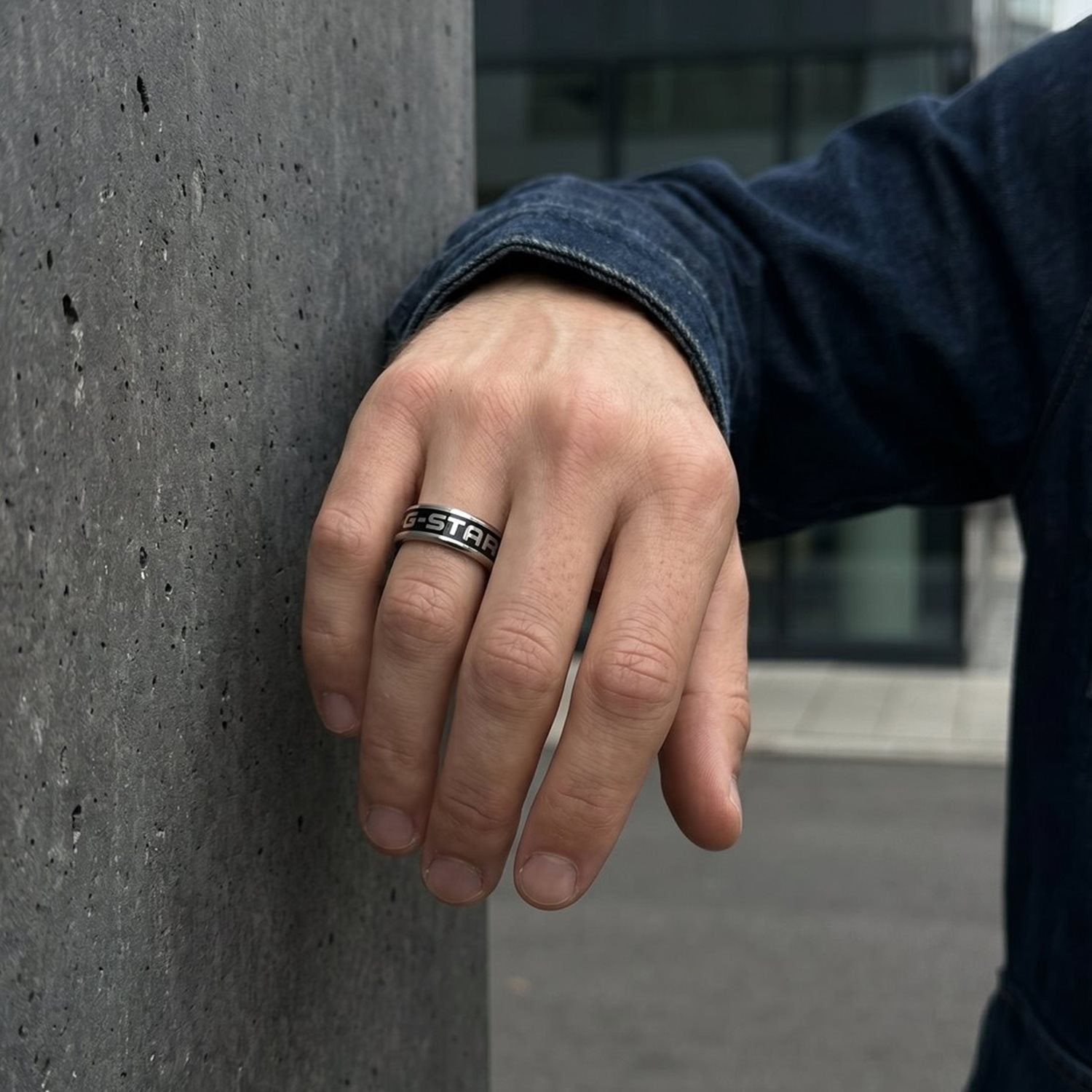 G-Star Floatcore Silver-Tone Ring GSJ.100.08.60