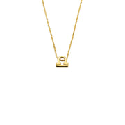 Isabel Bernard Étoiles d’Or Libra 14 Carat Gold Venetian Necklace With Horoscope IB340184