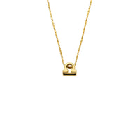 Isabel Bernard Étoiles d’Or Libra 14 Carat Gold Venetian Necklace With Horoscope IB340184