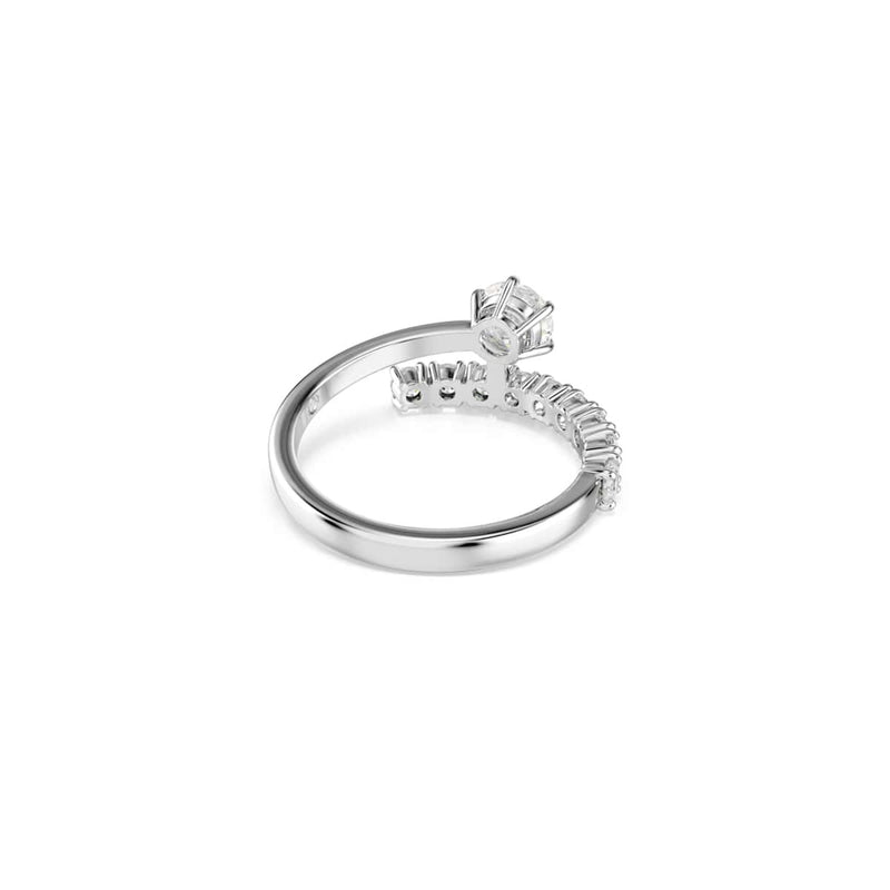 Swarovski Matrix Crash Silberfarbener Ring 5753573-zoom-
