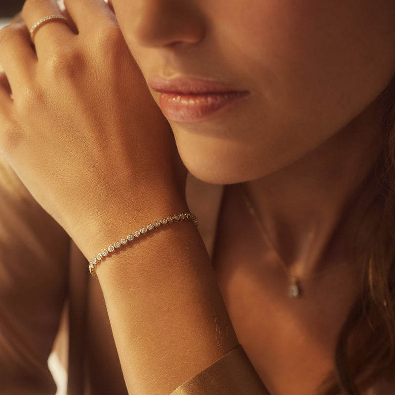 Isabel Bernard De la Paix Alfie 14 Karat | Gold Tennis Armband | Diamant 0.36 Karat | IBD320007-zoom-