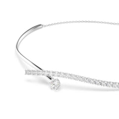 Swarovski Matrix Crash Silver-Tone Necklace 5754020