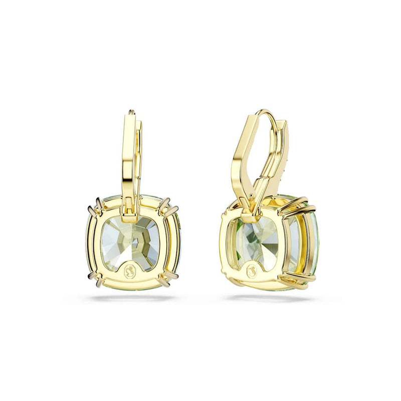 Swarovski Millenia Ohrringe in Goldoptik mit grünem Kristall 5764822-zoom-