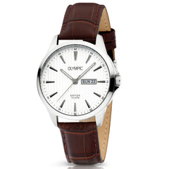 Olympic John Zilverkleurig Heren Horloge 2002-OL26HSL077
