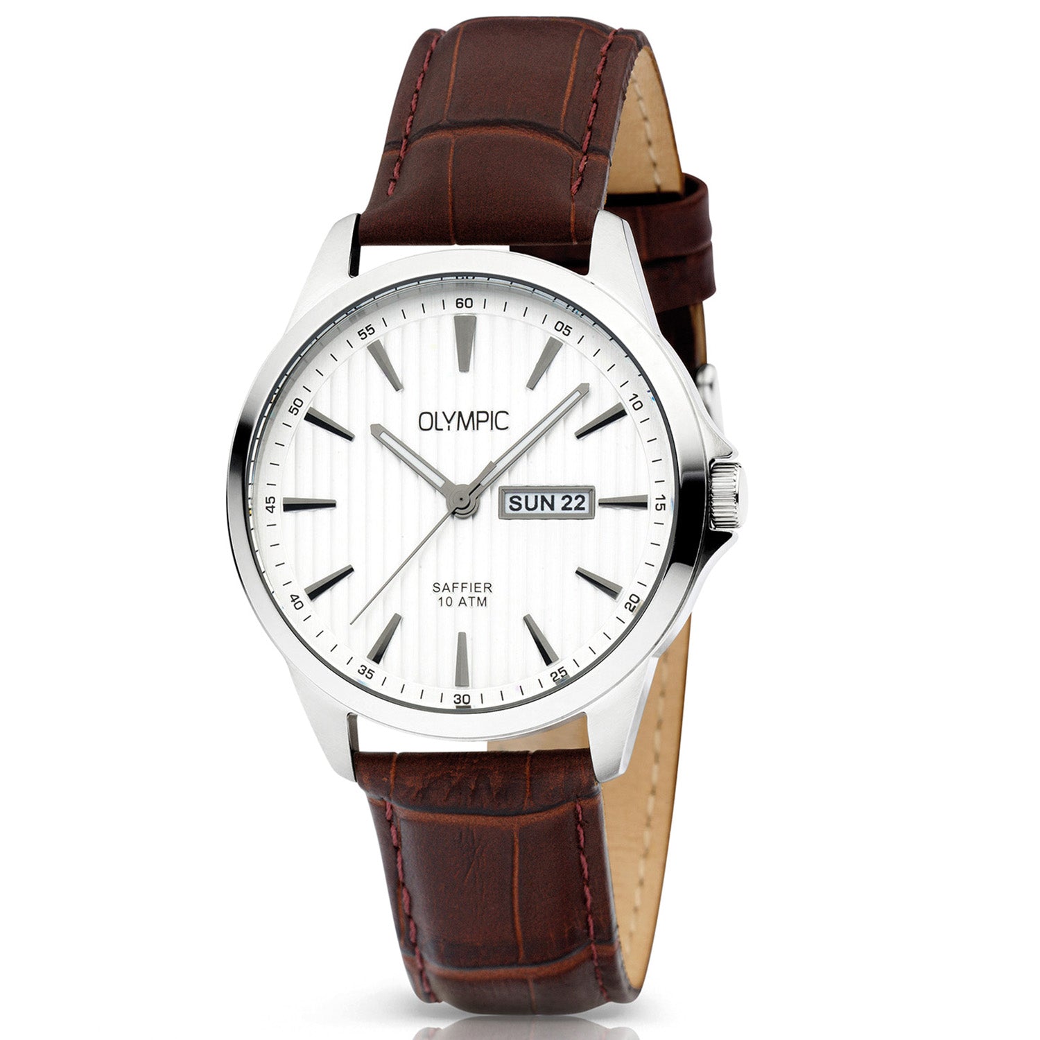 Olympic John Zilverkleurig Heren Horloge 2002-OL26HSL077