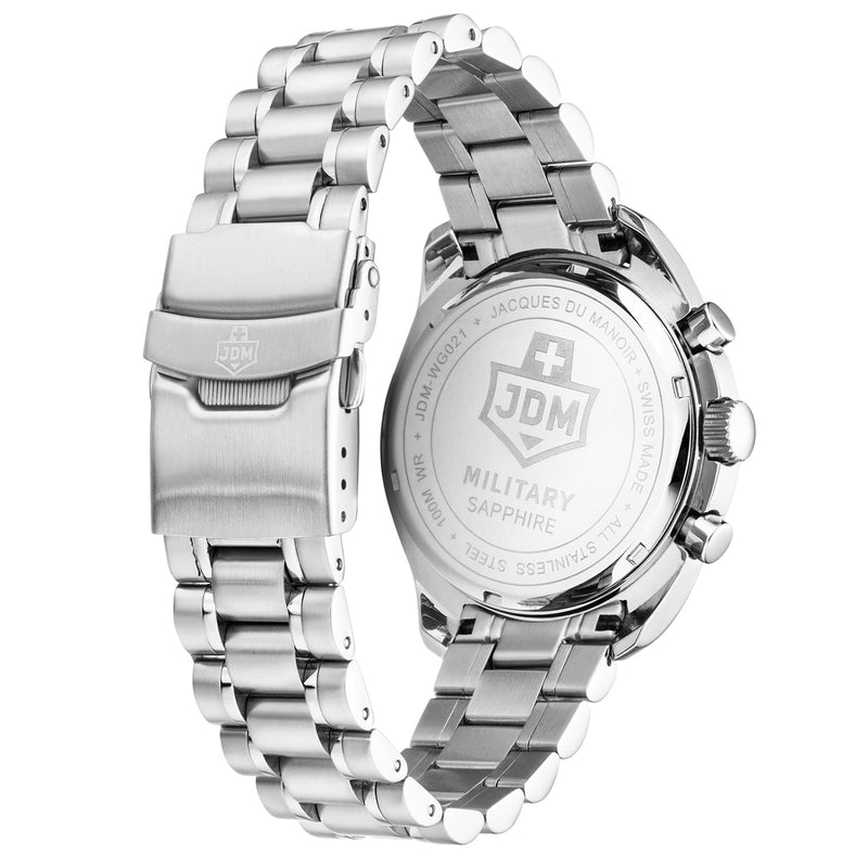 JDM Military Swiss Precision Schwarze Herrenuhr JDM-WG021-01-zoom-
