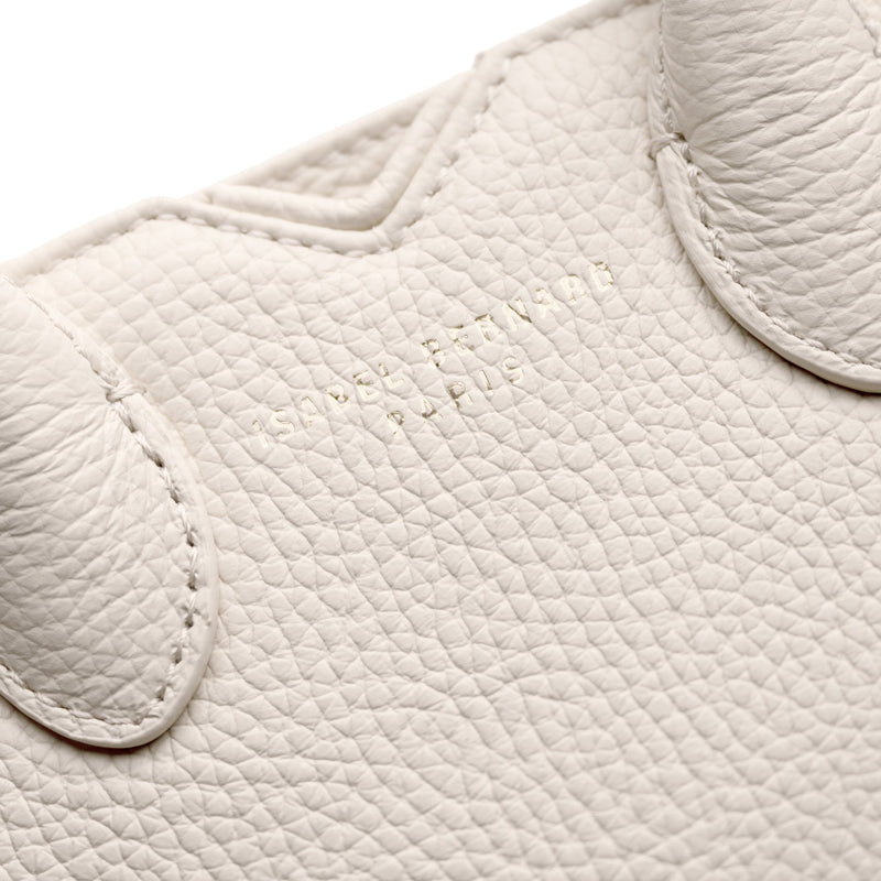 Isabel Bernard Honoré Cloe Mini Creme Kalbsleder Handtasche IB21124-070-zoom-