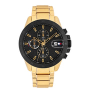 Tommy Hilfiger Jameson Herrenuhr In Gold Und Schwarz TH1792199