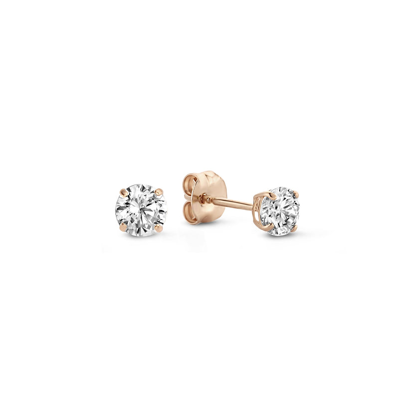 Isabel Bernard La Concorde Lourdes 14 Karat | Roségold Ohrstecker IB360208-zoom-